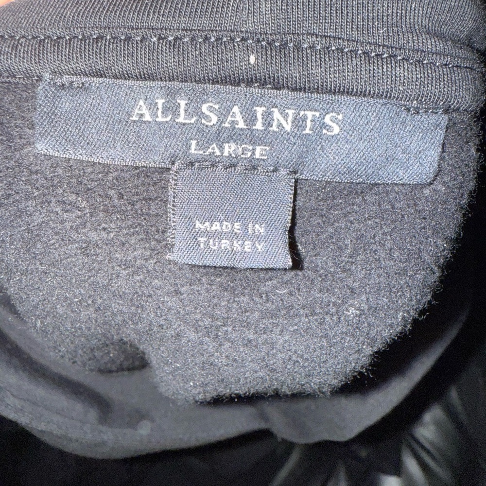 Woman’s All Saints Black Hoodie - Picture 3 of 3